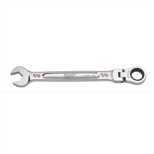 Milwaukee Tool 11/16"" Flex Head Ratcheting Combination Wrench