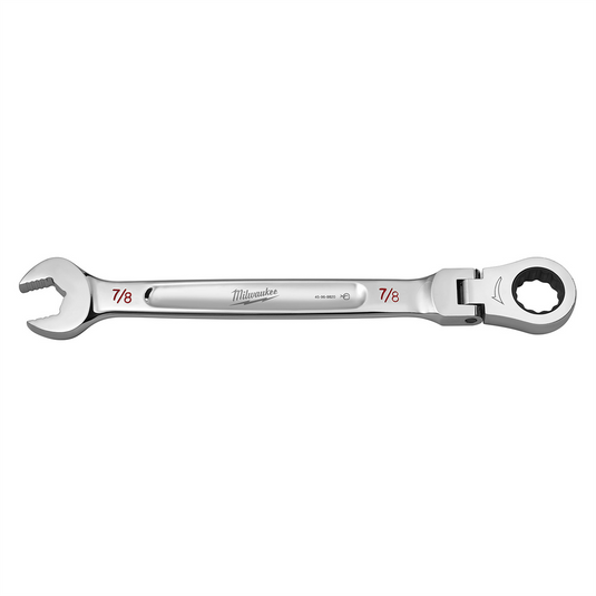 Milwaukee Tool 7/8"" Flex Head Ratcheting Combination Wrench