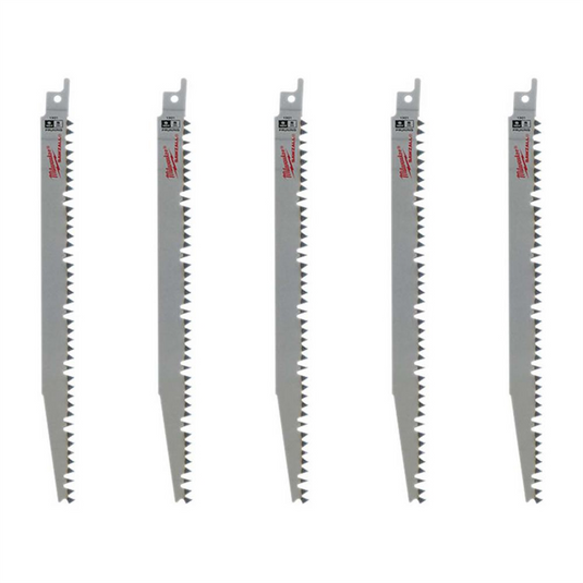 Milwaukee Tool 9"" 5 TPI Pruning SAWZALL Blade (5 PK)