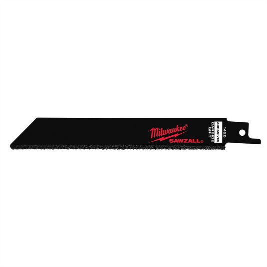 Milwaukee Tool 6"" Carbide Grit SAWZALL Blade