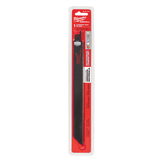 Milwaukee Tool 9"" Carbide Grit SAWZALL Blade