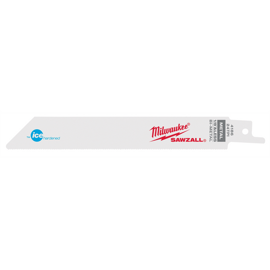 6"" 24 TPI ICE HARDENED SAWZALL BLADES - (5-PK)
