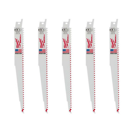 Milwaukee Tool 9"" 5 TPI Sawzall  Blades (5 Pk)