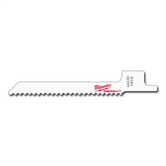 Milwaukee Tool 3-5/8"" 10 TPI SUPER SAWZALL Blade (5 PK)