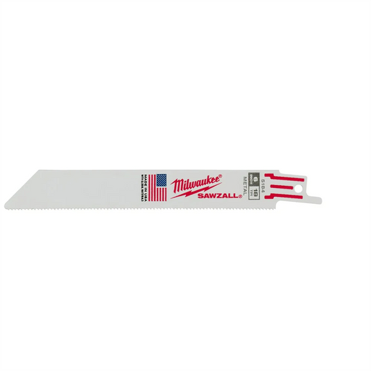 Milwaukee Tool 6"" 18 TPI   SAWZALL Blades (5 Pk)
