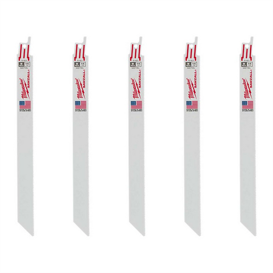 Milwaukee Tool 9"" 14 TPI   SAWZALL Blades (5 Pk)