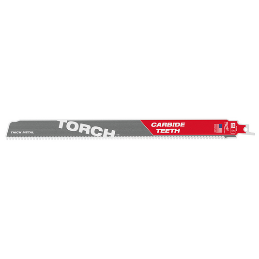 Milwaukee Tool 12"" 8TPI The TORCH with CARBIDE TEETH 1PK