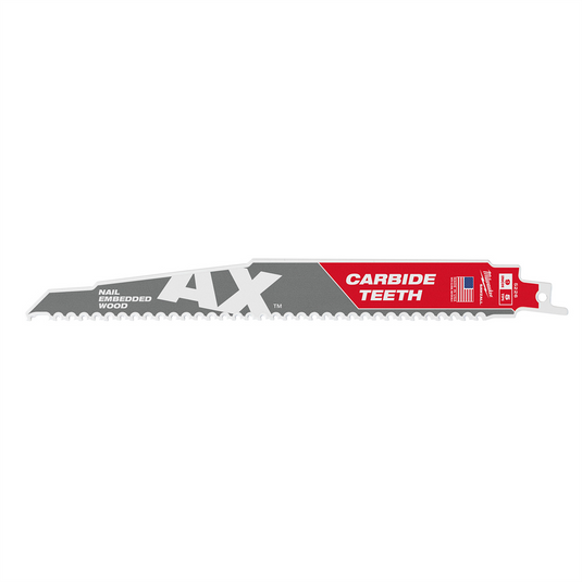 Milwaukee Tool SAWZALL The AX 5 TPI 9"" Carbide Blades - 1PK