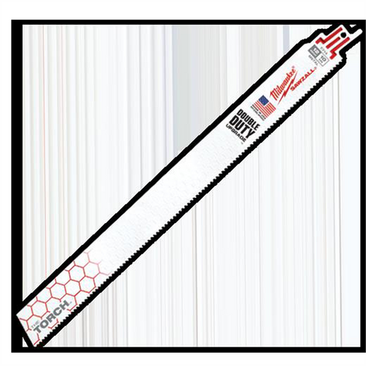 Milwaukee Tool 12"" 10 TPI  The Torch SAWZALL Blades (5 Pk)