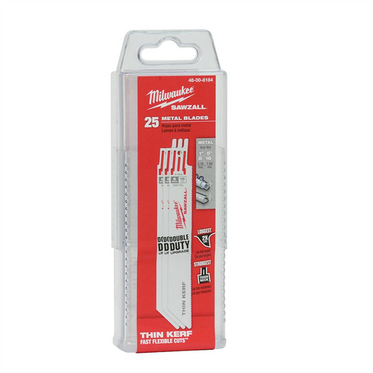 Milwaukee Tool 6"" 18 TPI   SAWZALL Blades (25 Pk)