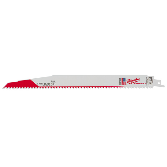 Milwaukee Tool 12"" 5 TPI The AX Demolition Wood Cutting Sawzall  Blade Bulk 10