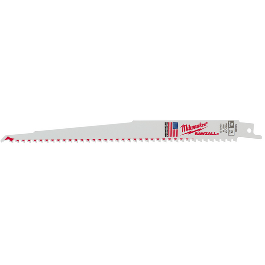Milwaukee Tool 9"" 5 TPI Wood Cutting Sawzall Blades Bulk 10