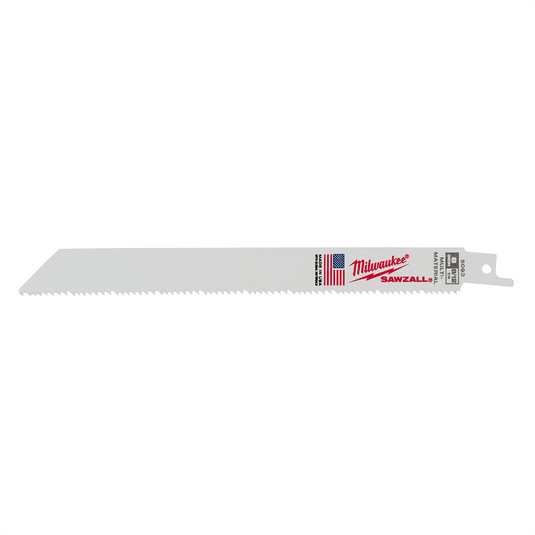 Milwaukee Tool 8"" 8/12 TPI SAWZALL Blades (25 Pk)