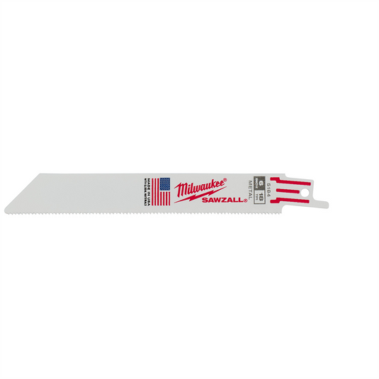 Milwaukee Tool 6"" 18 TPI   SAWZALL Blades (10 Pk Bulk)