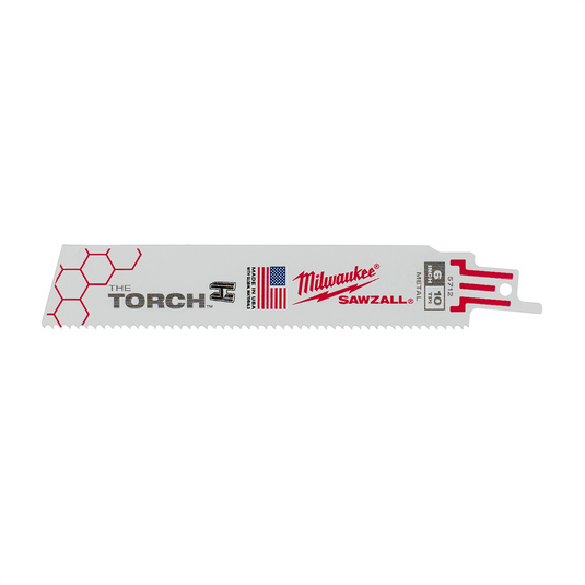 Milwaukee Tool 6"" 10 TPI The Torch SAWZALL Blades (Bulk - 25 Pk)