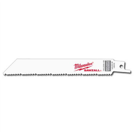 Milwaukee Tool 6"" 8/12 TPI SAWZALL Blades (50 Pk)