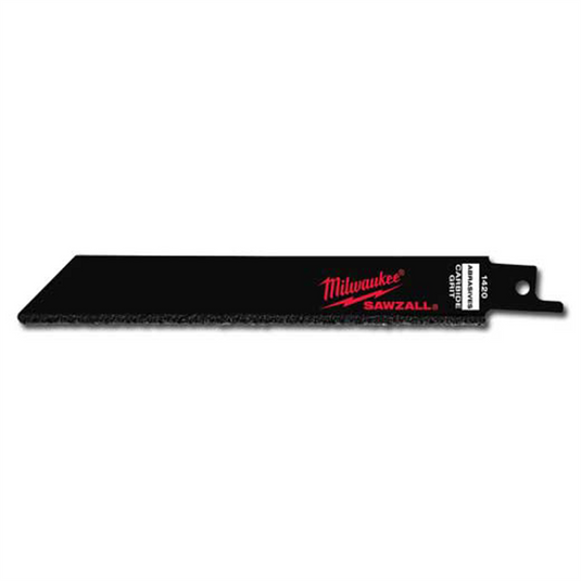 Milwaukee Tool 6"" Carbide Grit SAWZALL Blade (50 Pk)