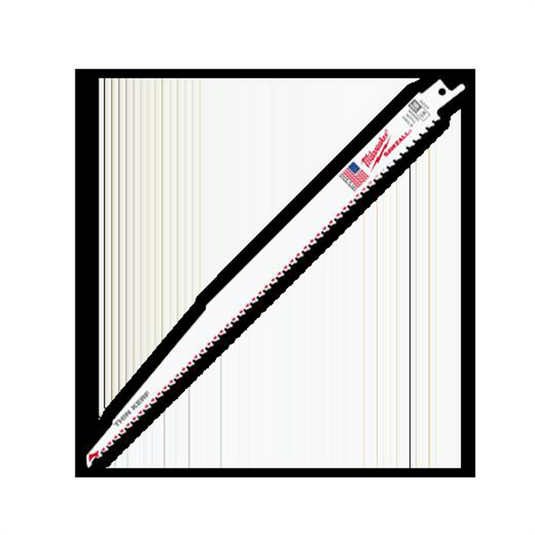 Milwaukee Tool 12"" 5 TPI Wood Cutting Sawzall Blades Bulk 100