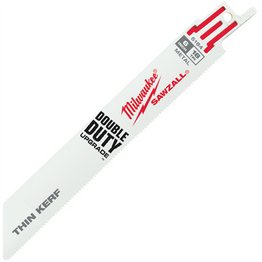 Milwaukee Tool 6"" 18 TPI   SAWZALL Blades (Bulk - 100 Pk)