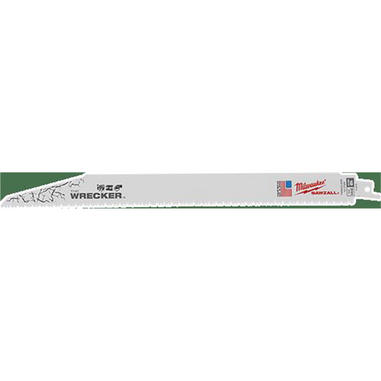 Milwaukee Tool The WRECKER Multi-Material SAWZALL Blade 12"" 7/11TPI BULK 100