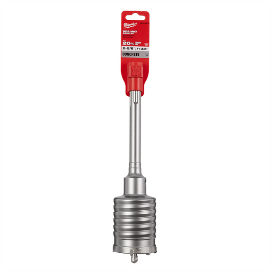 Milwaukee Tool 2-5/8"" X 11-3/8"" One Piece SDS-MAX Core Bit