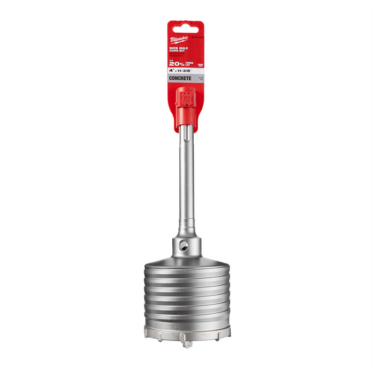 Milwaukee Tool 4"" X 11-3/8"" One Piece SDS-MAX Core Bit