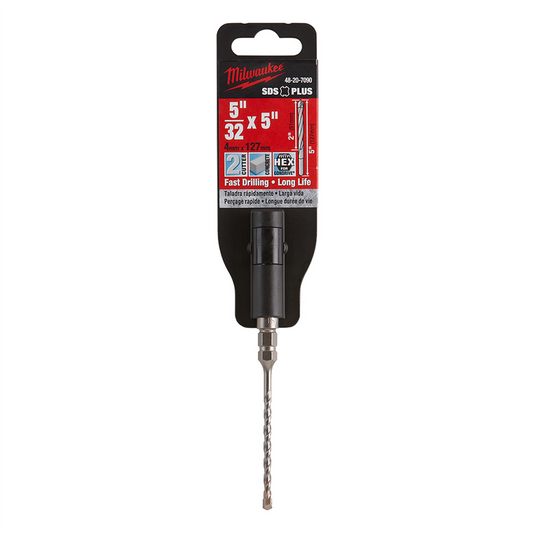 Milwaukee Tool SDS Bit 3/16"" x 7"" with 1/4"" Hex  (25-Pack)