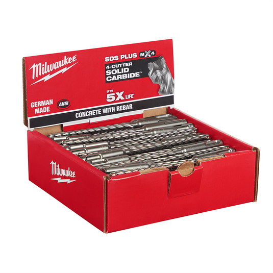 Milwaukee Tool SDS-PLUS 4CT MX4 1/4"" X 4"" X 6"" (100-Pack)