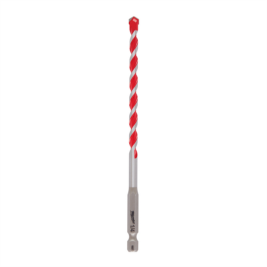 Milwaukee Tool 1/4"" x 4"" x 6"" SHOCKWAVE Impact Duty Carbide Hammer Drill Bit
