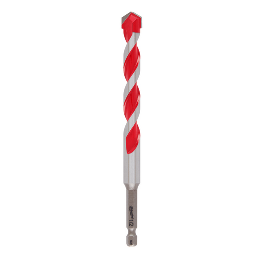 Milwaukee Tool 1/2"" x 4"" x 6"" SHOCKWAVE Impact Duty Carbide Hammer Drill Bit with POWER TIP