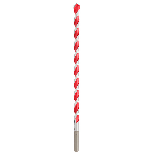 Milwaukee Tool 1/2"" x 10"" x 12"" SHOCKWAVE Impact Duty Carbide Hammer Drill Bit with POWER TIP