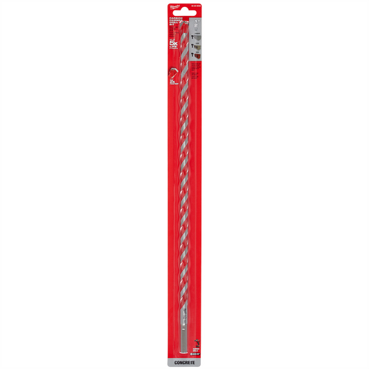 Milwaukee Tool 1/2"" x 16"" x 18"" SHOCKWAVE Impact Duty Carbide Hammer Drill Bit with POWER TIP