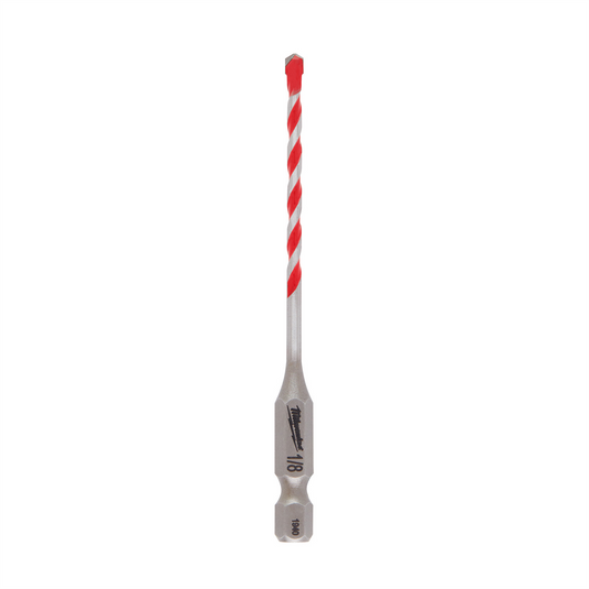 Milwaukee Tool 1/8"" x 1-1/2"" x 3"" SHOCKWAVE Impact Duty Carbide Hammer Drill Bits - Bulk 25 PK