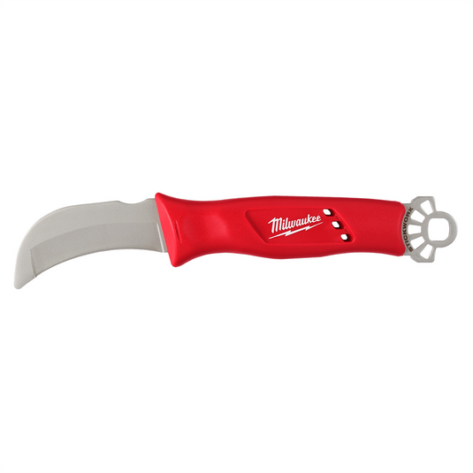 Milwaukee Tool Lineman�s Blunt Tip Hawkbill Knife w/ STICKWORK 3in1 Ring