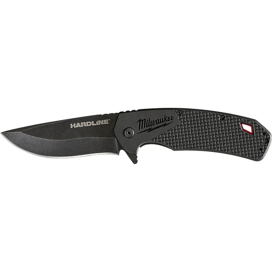 Milwaukee Tool 3.5&rdquo; HARDLINE Smooth Blade Pocket Knife