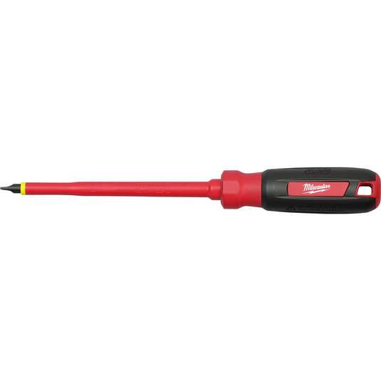 Milwaukee Tool 1/4"" Slotted - 6"" 1000V Insulated Screwdriver