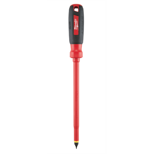 Milwaukee Tool 3/8"" Slotted - 8"" 1000V Insulated Screwdriver