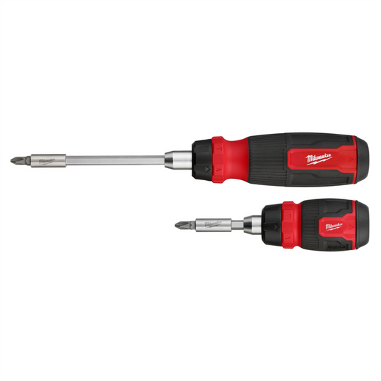 Milwaukee Tool 2pc 14-in-1 Ratcheting Multi-Bit and 8-in-1 Ratcheting Compact Multi-bit Screwdriver Set