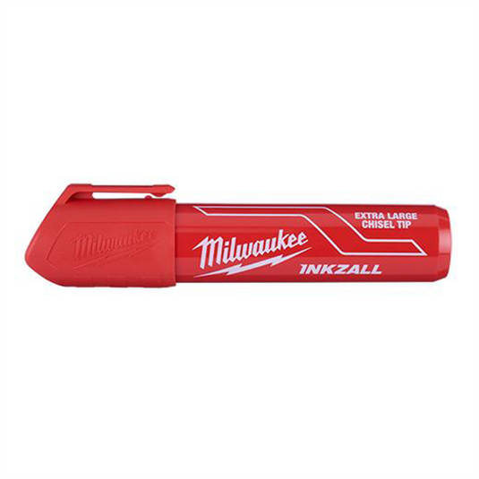 Milwaukee Tool INKZALL (12) Extra Large Chisel Tip Red Marker