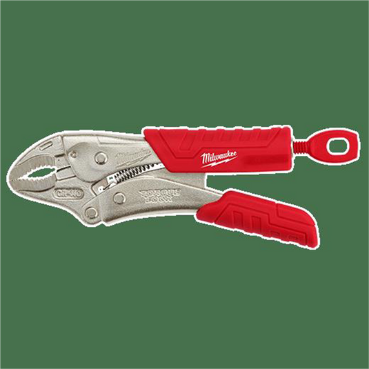 Milwaukee Tool 5"" Locking Pliers  Curved Jaw w/ Durable Grip
