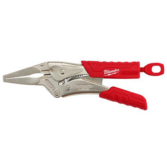 Milwaukee Tool 6"" Long Nose Locking Pliers w/ Durable Grip