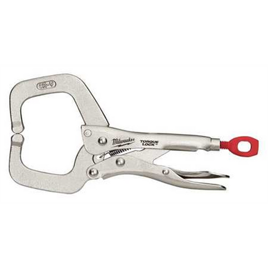 Milwaukee Tool 6"" TORQUE LOCK LOCKING C-CLAMP REGULAR JAWS