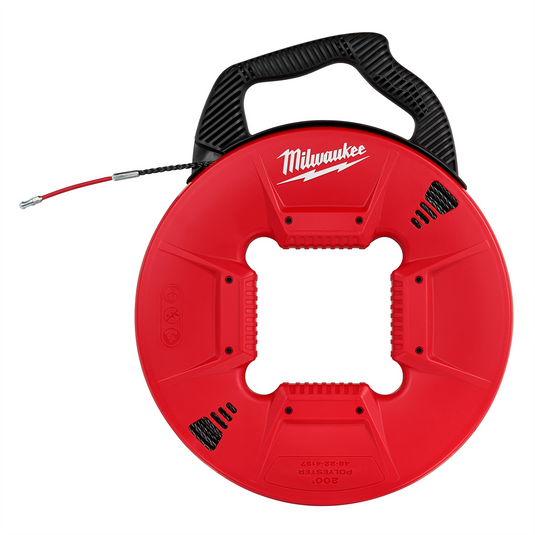 Milwaukee Tool 200' Polyester Fish Tape w/ Flexible Metal Leader
