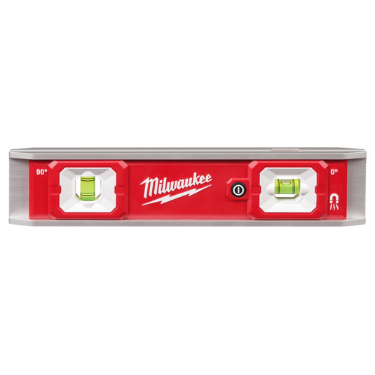 Milwaukee Tool 9 Inch Torpedo Level with Lighted Vials