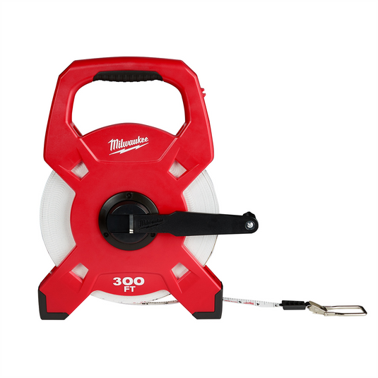Milwaukee Tool 300ft Fiberglass Open Reel Long Tape Measure