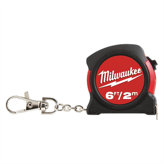 Milwaukee Tool 6Ft - 2M Keychain Tape Clam