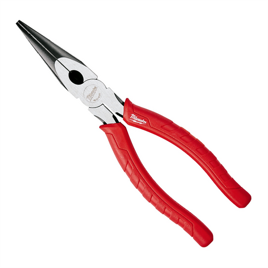 Milwaukee Tool 8"" COMFORT GRIP LONG NOSE PLIERS