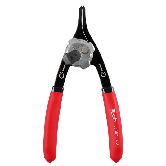 Milwaukee Tool .038"" Convertible Snap Ring Pliers - 45 Degree