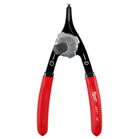 Milwaukee Tool .047"" Convertible Snap Ring Pliers - 18 Degree