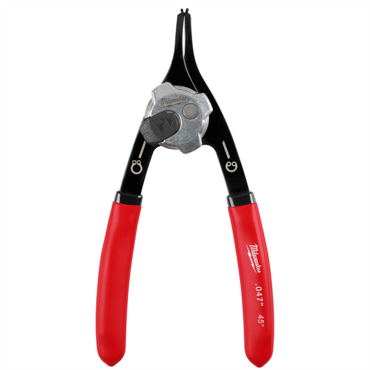 Milwaukee Tool .047"" Convertible Snap Ring Pliers - 45 Degree